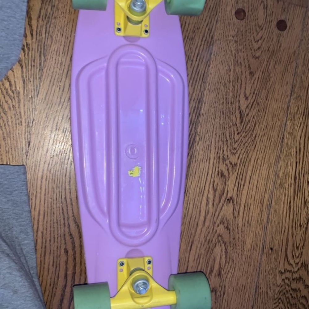 purple skateboard